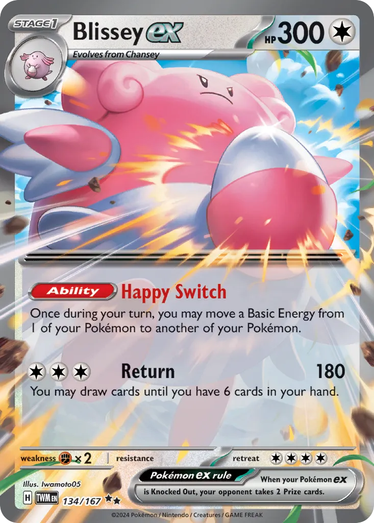 Blissey ex — SV06: Twilight Masquerade — Pokémon