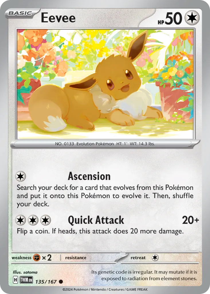 Eevee — SV06: Twilight Masquerade — Pokémon