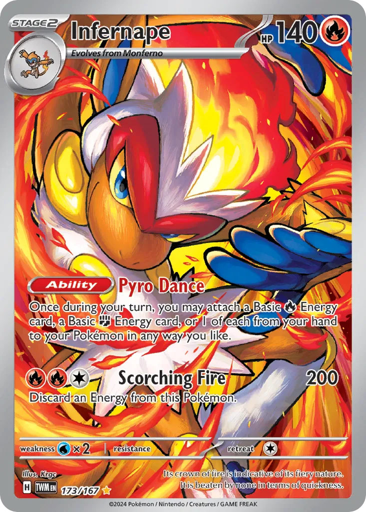 Infernape — SV06: Twilight Masquerade — Pokémon