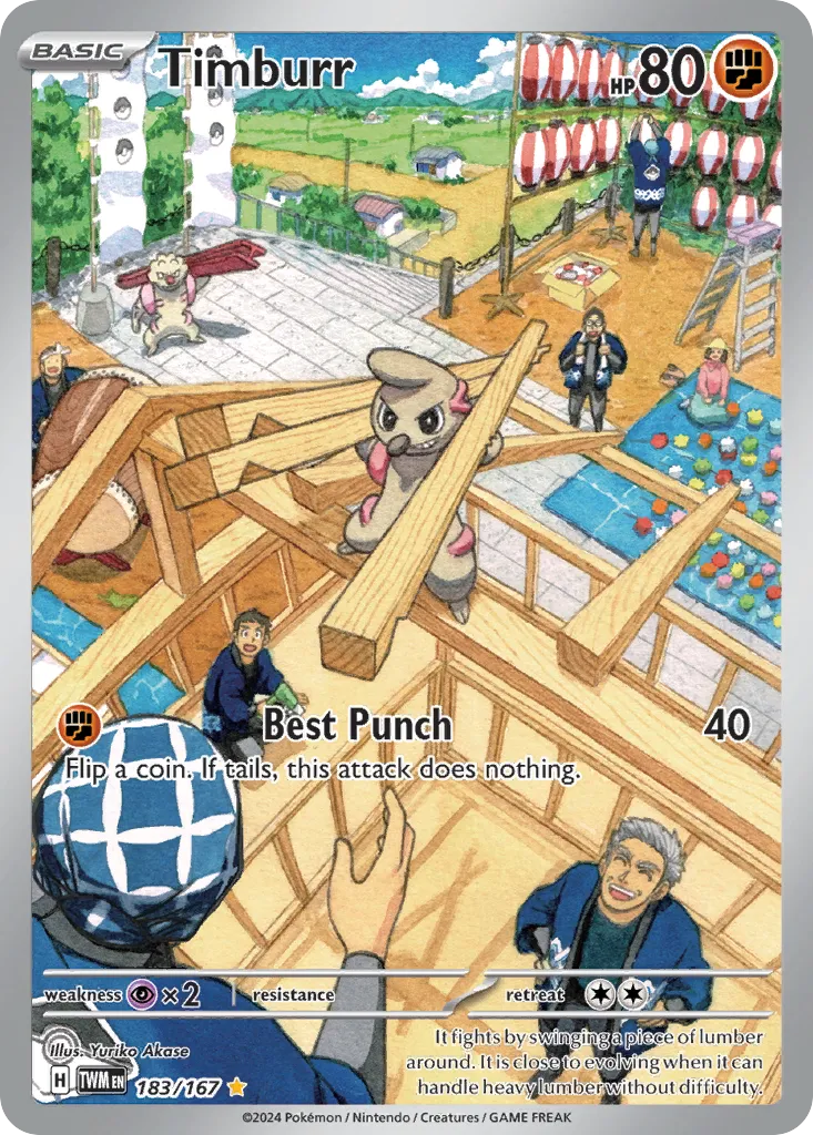 Timburr — SV06: Twilight Masquerade — Pokémon