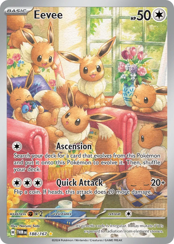 Évoli from SV06: Twilight Masquerade - Pokemon