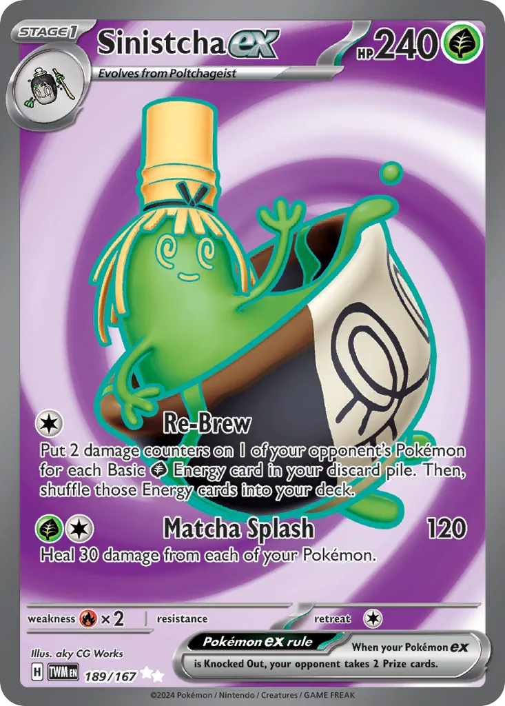 Sinistcha ex — SV06: Twilight Masquerade — Pokémon