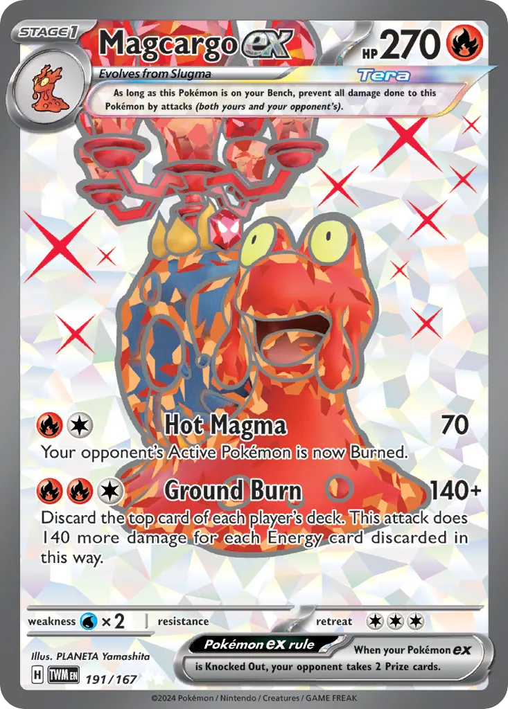 Magcargo ex — SV06: Twilight Masquerade — Pokémon