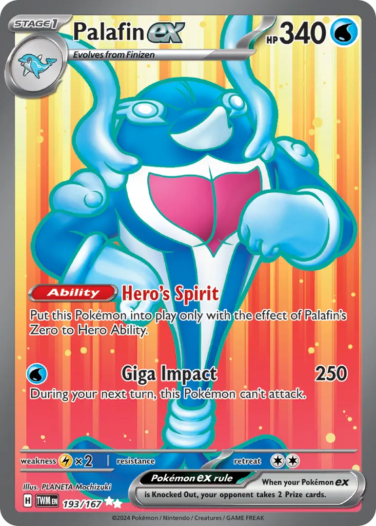 Palafin ex — SV06: Twilight Masquerade — Pokémon