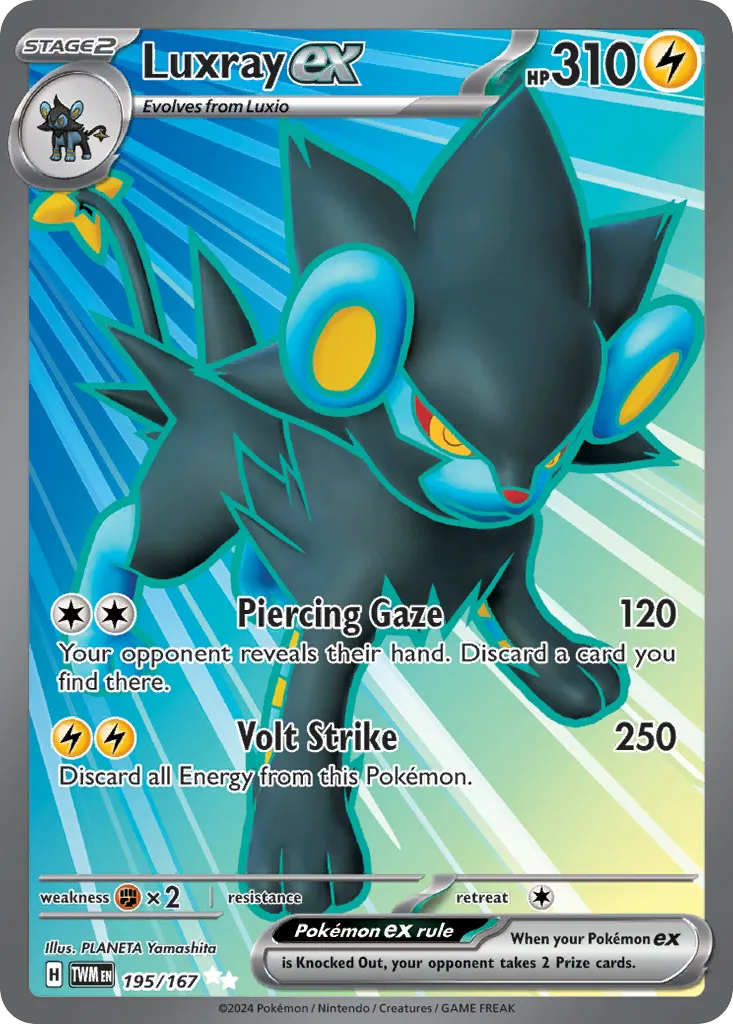 Luxray ex — SV06: Twilight Masquerade — Pokémon