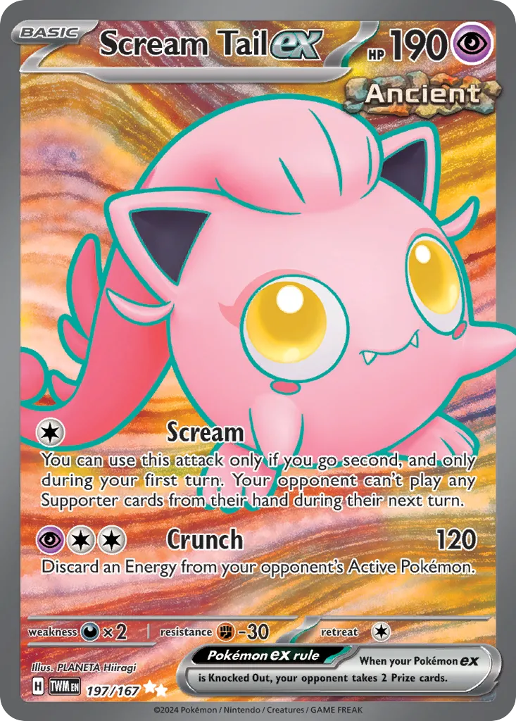 Scream Tail ex — SV06: Twilight Masquerade — Pokémon