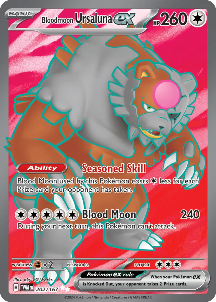 Bloodmoon Ursaluna ex — SV06: Twilight Masquerade — Pokémon