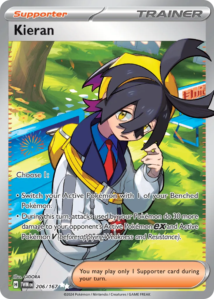 Kieran — SV06: Twilight Masquerade — Pokémon