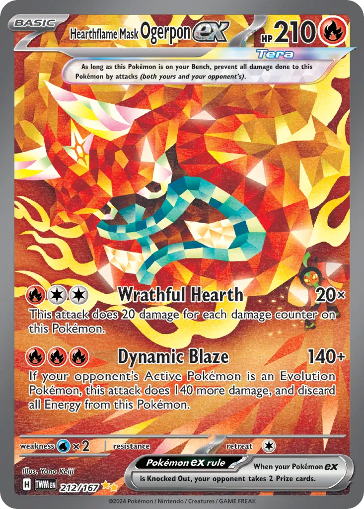 Ogerpon Masque du Fourneau ex — SV06: Twilight Masquerade — Pokémon