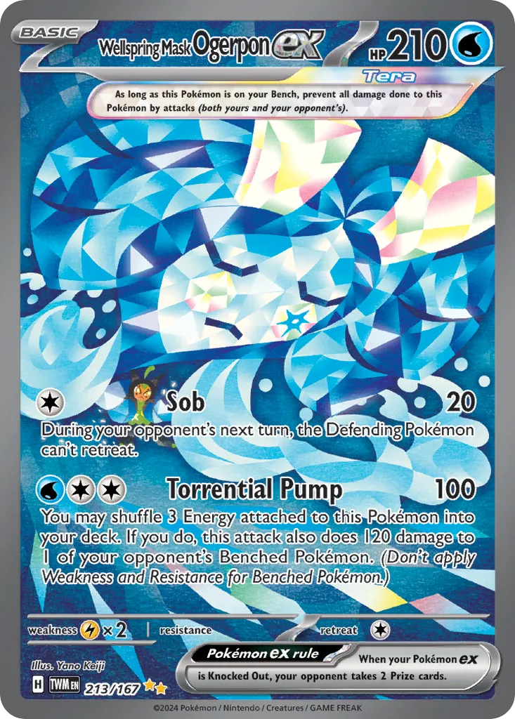 Wellspring Mask Ogerpon ex — SV06: Twilight Masquerade — Pokemon
