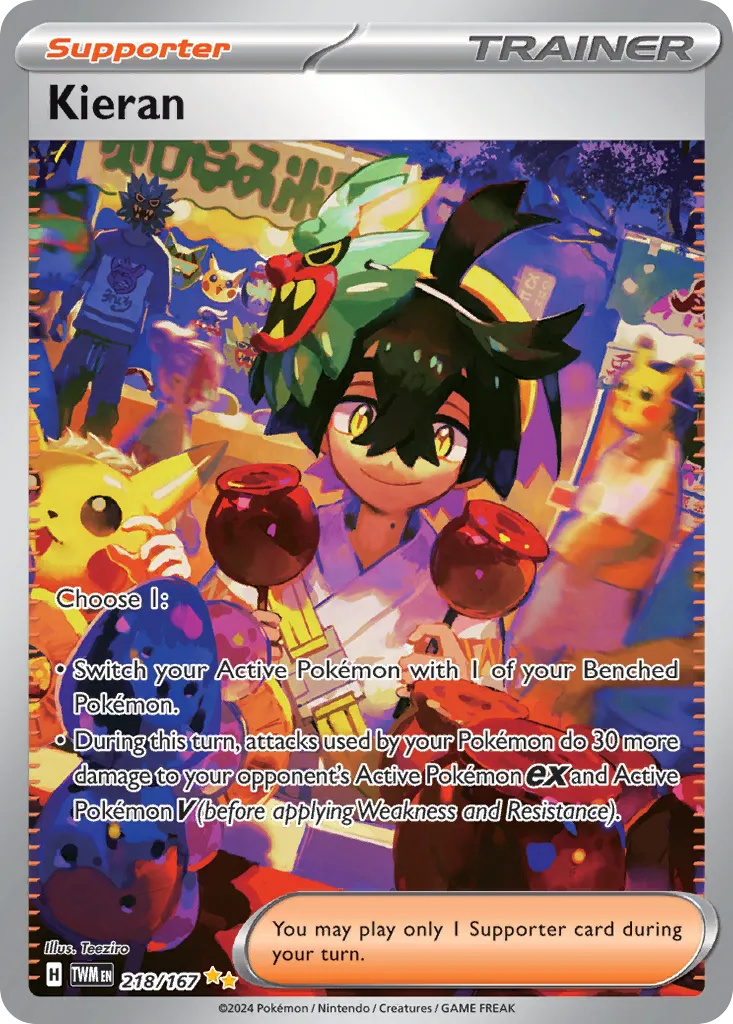 Kieran — SV06: Twilight Masquerade — Pokémon