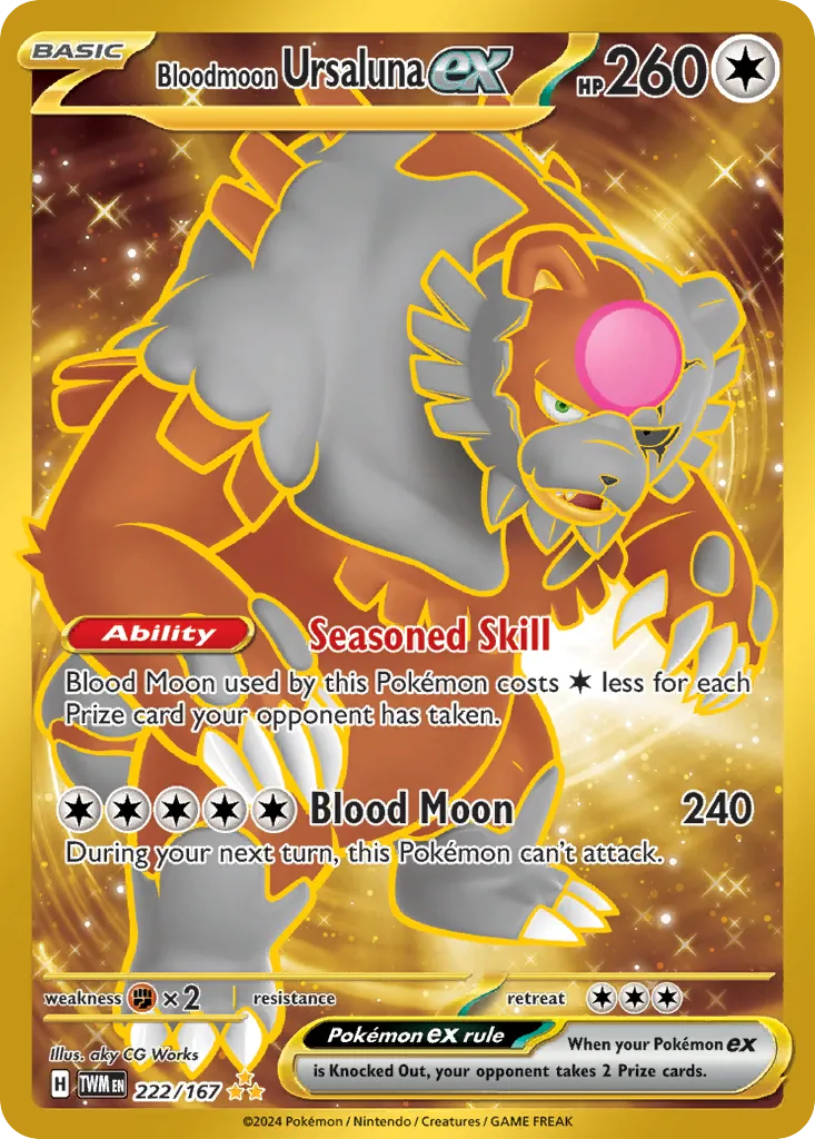 Bloodmoon Ursaluna ex — SV06: Twilight Masquerade — Pokémon
