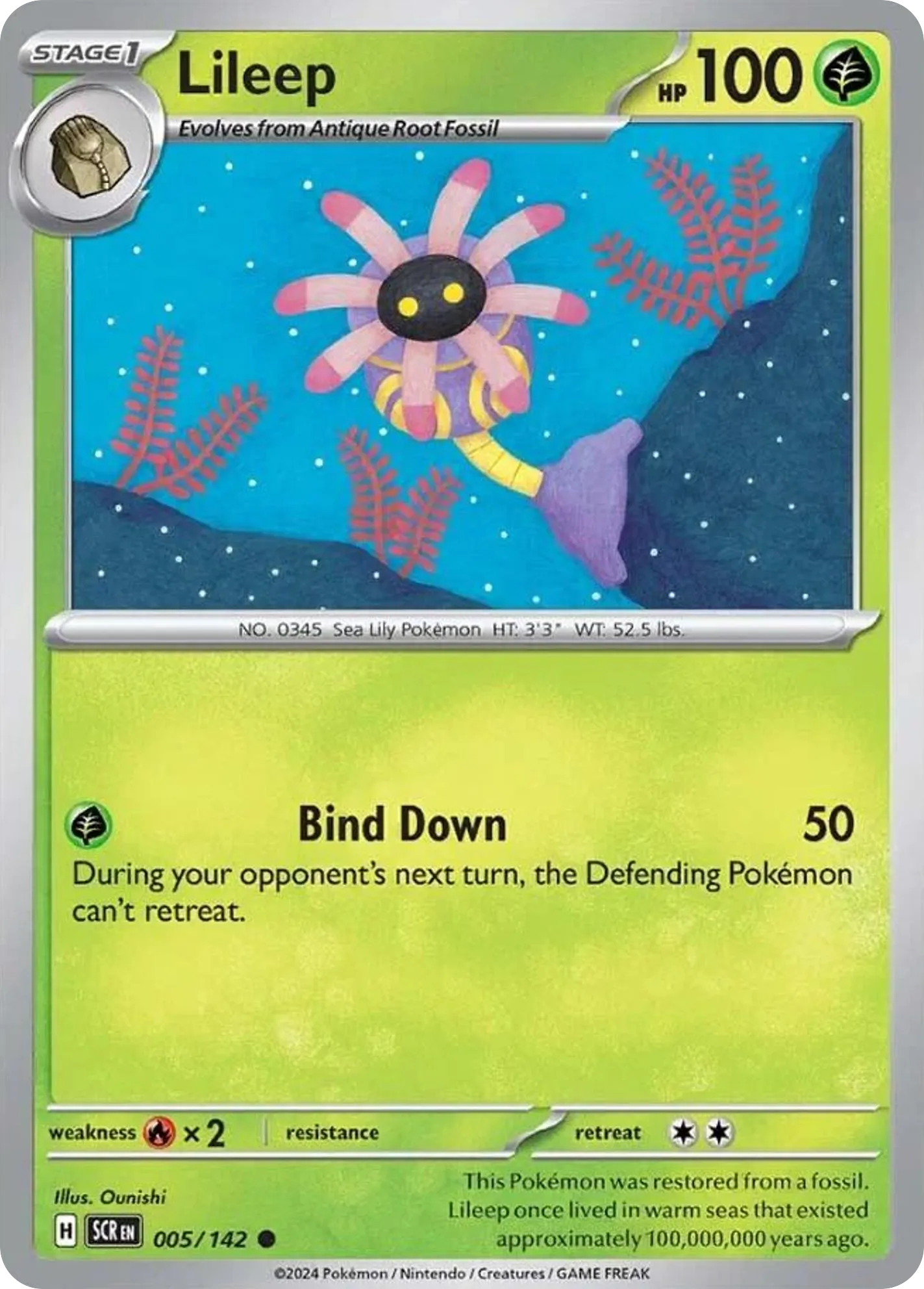 Lileep — SV07: Stellar Crown — Pokémon