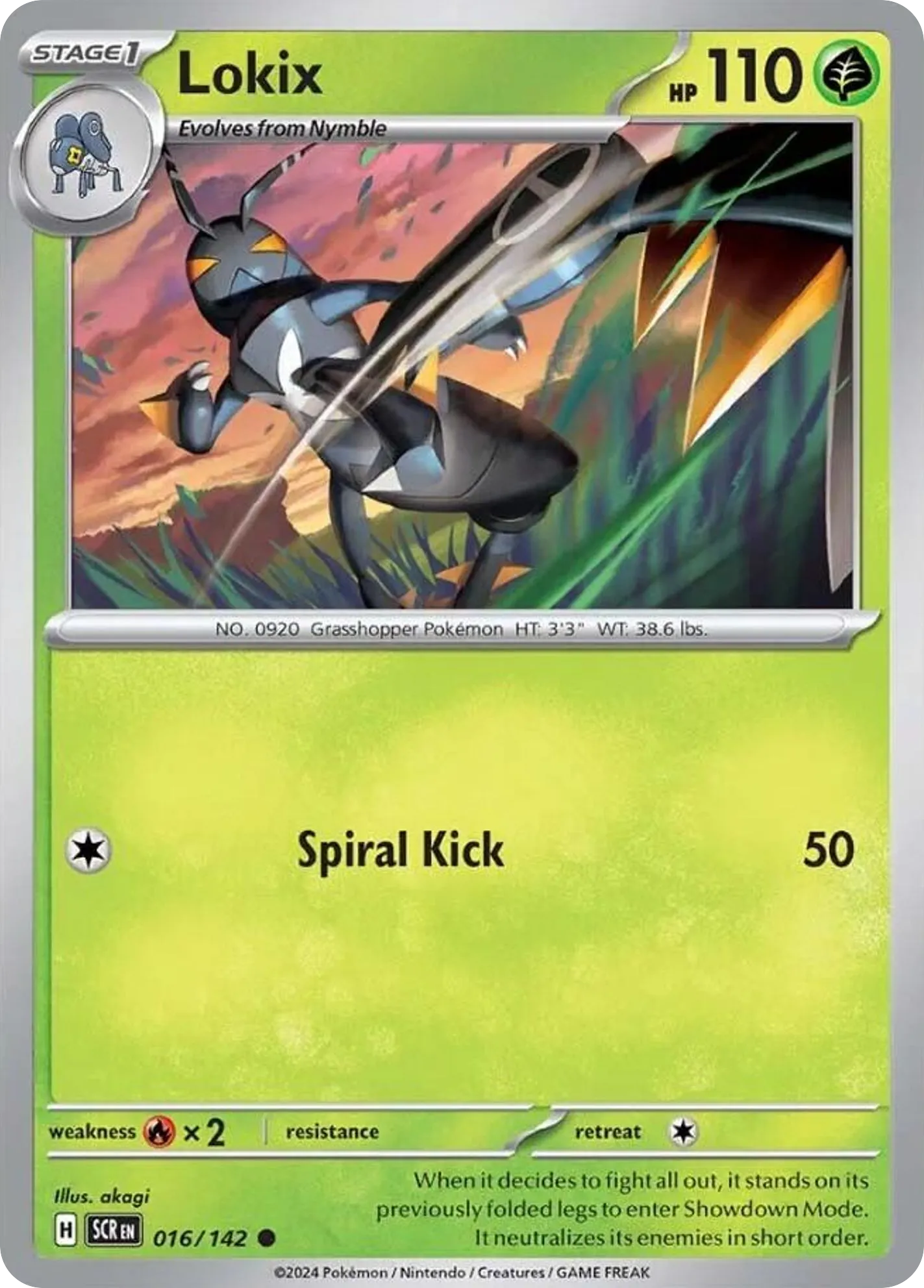 Lokix — SV07: Stellar Crown — Pokémon