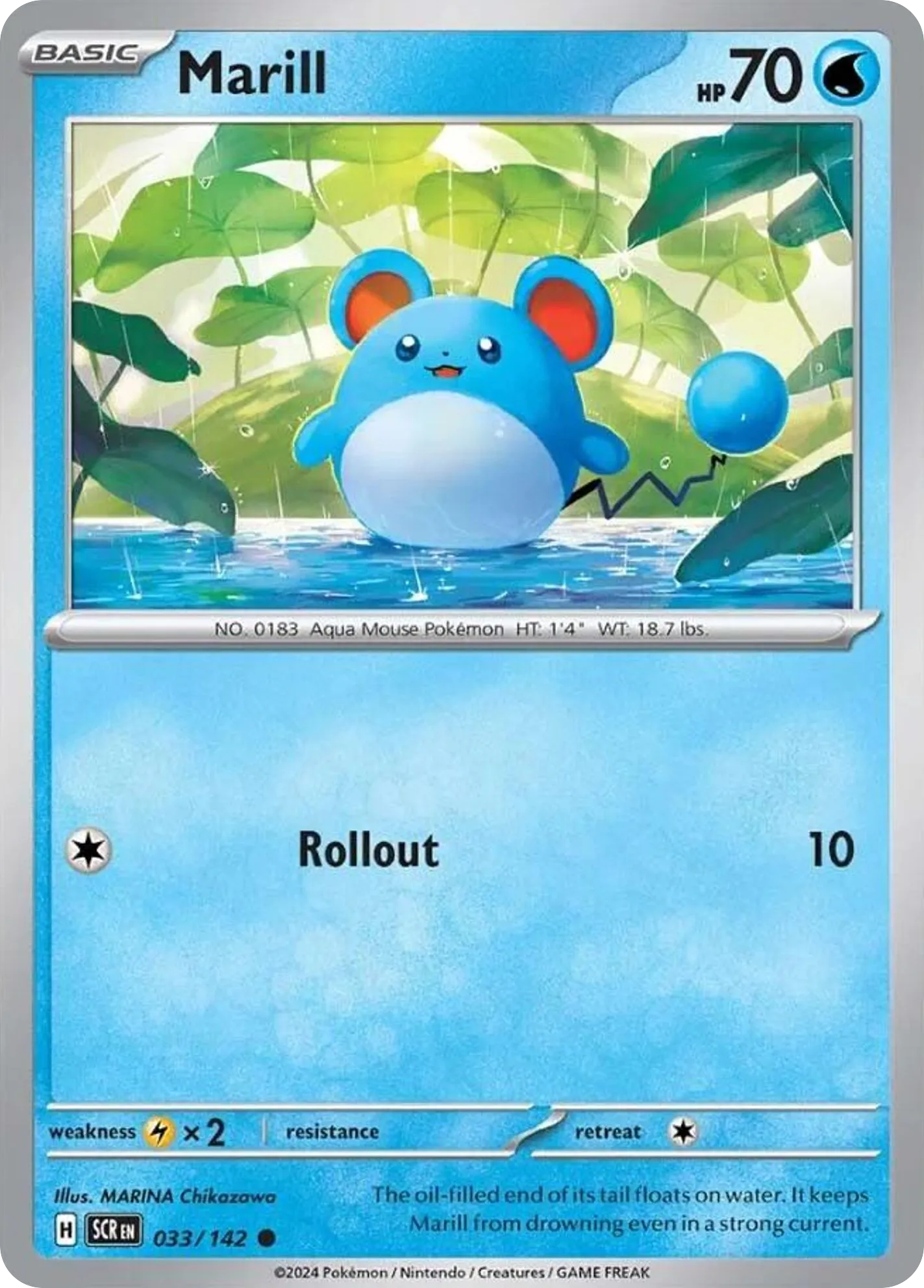 Marill — SV07: Stellar Crown — Pokémon