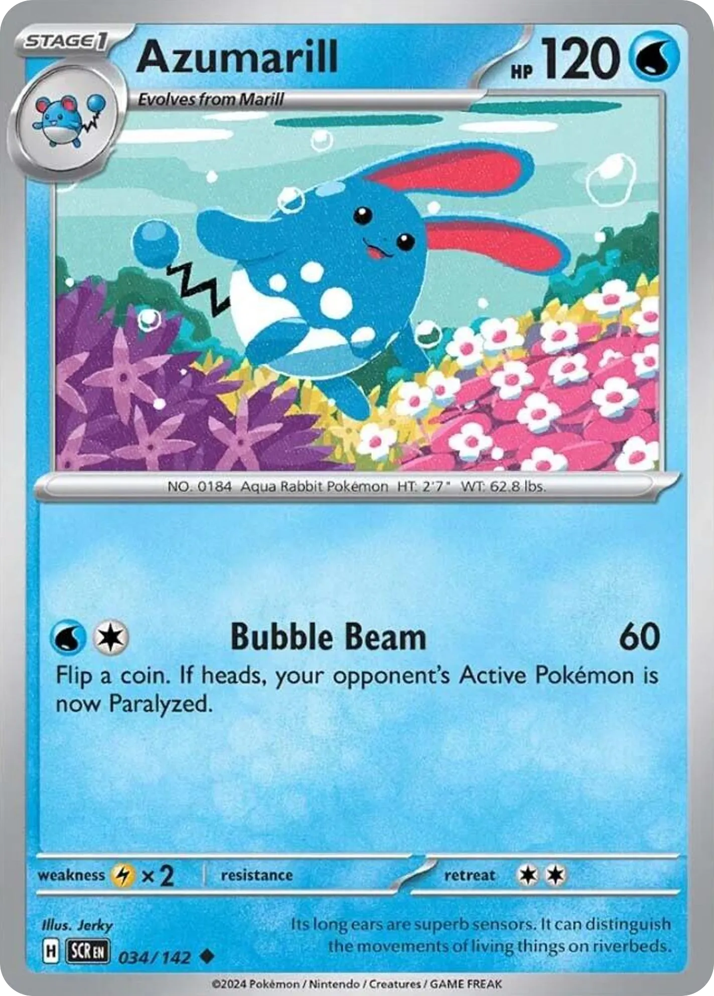 Azumarill — SV07: Stellar Crown — Pokemon