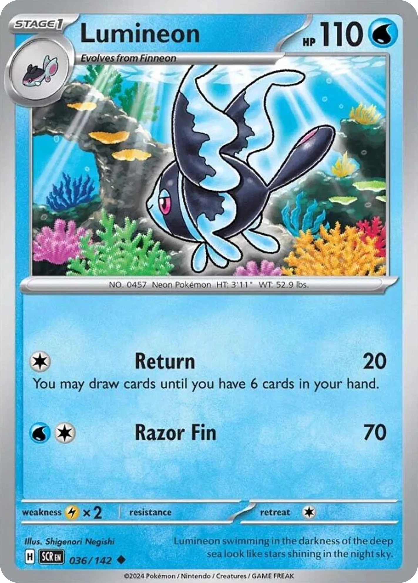 Lumineon — SV07: Stellar Crown — Pokémon