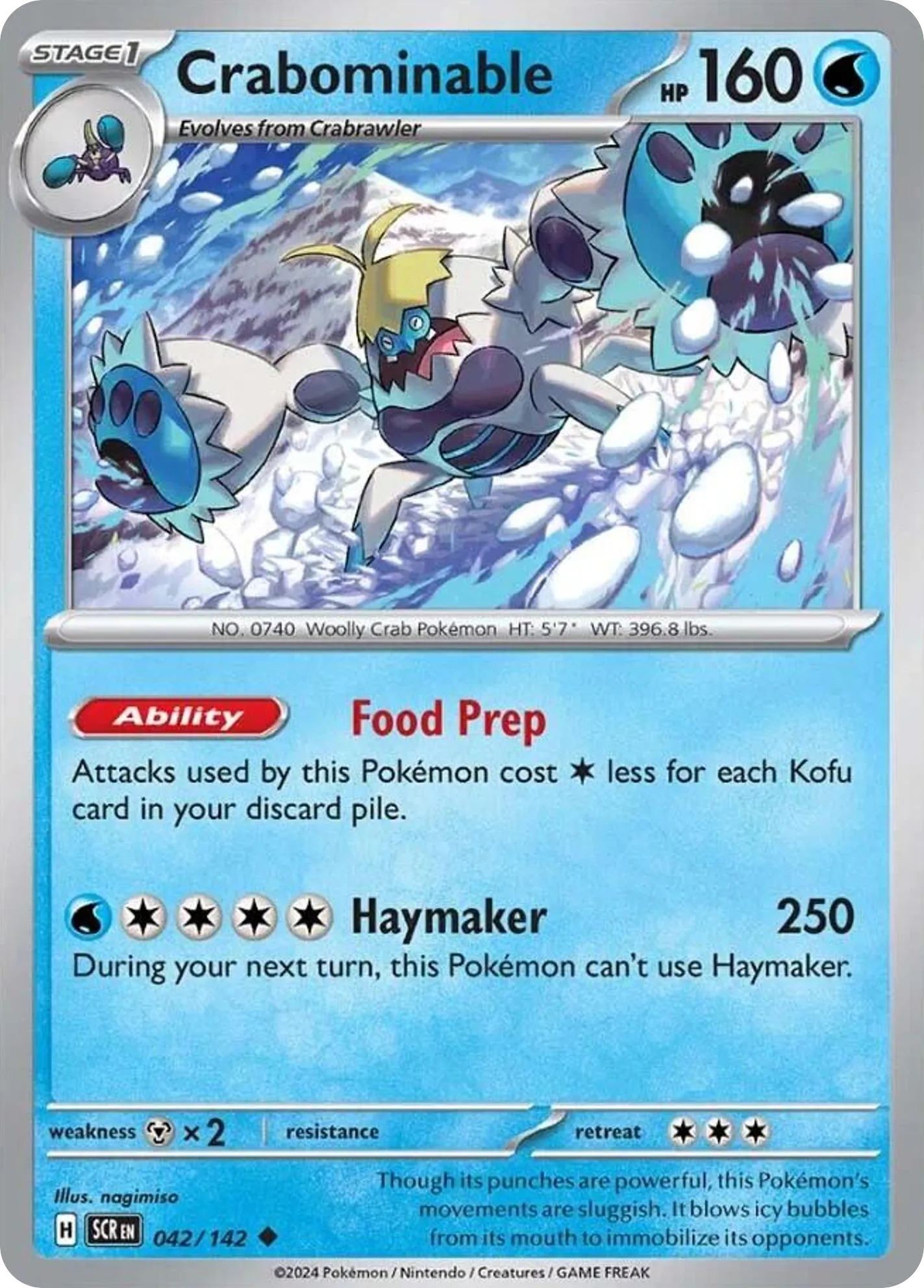 Crabominable — SV07: Stellar Crown — Pokémon