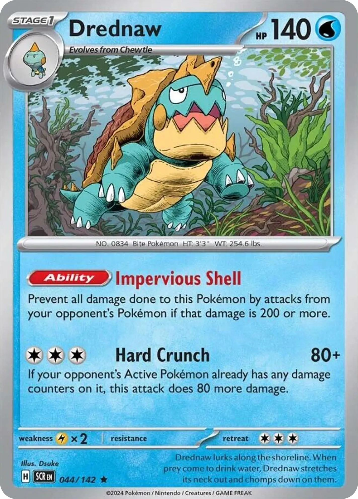 Drednaw — SV07: Stellar Crown — Pokémon
