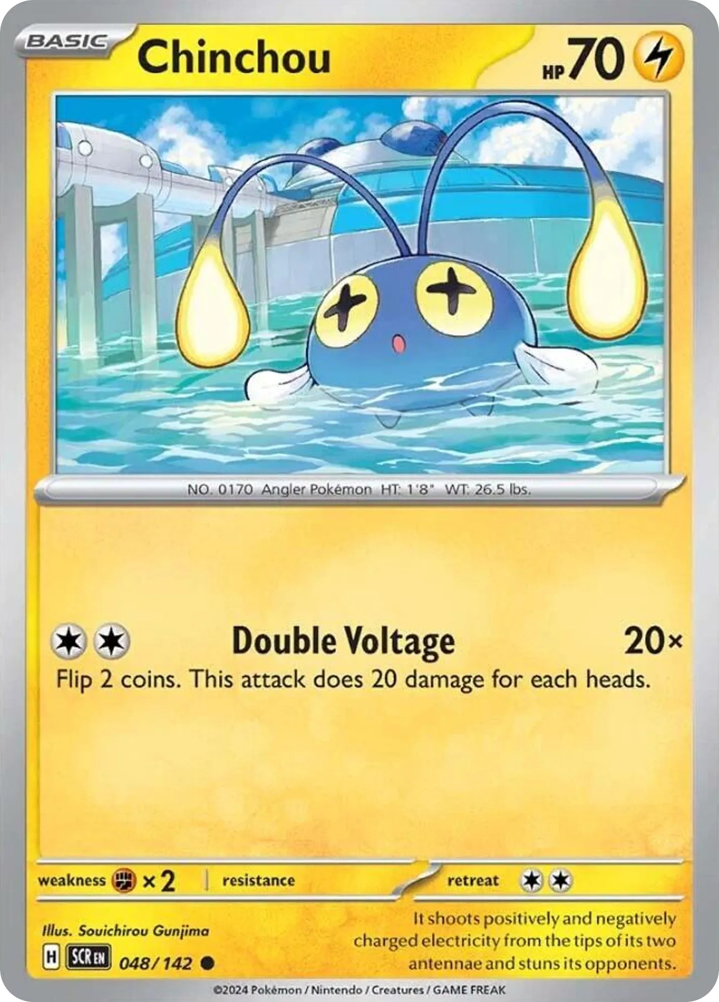 Chinchou — SV07: Stellar Crown — Pokemon