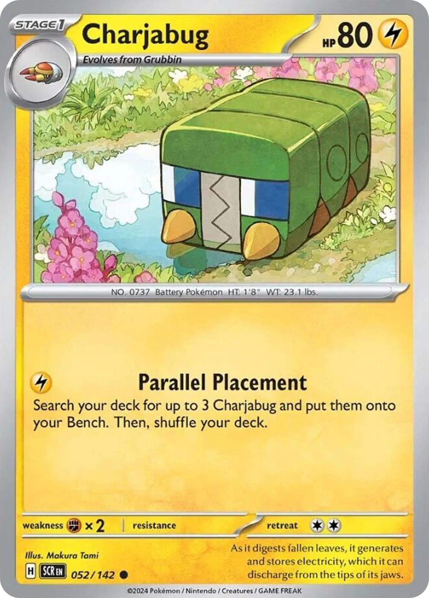 Charjabug — SV07: Stellar Crown — Pokémon
