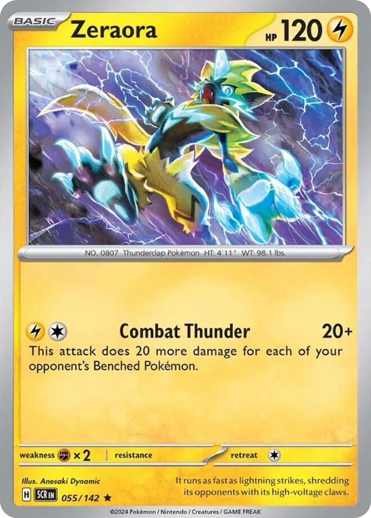 Zeraora — SV07: Stellar Crown — Pokémon