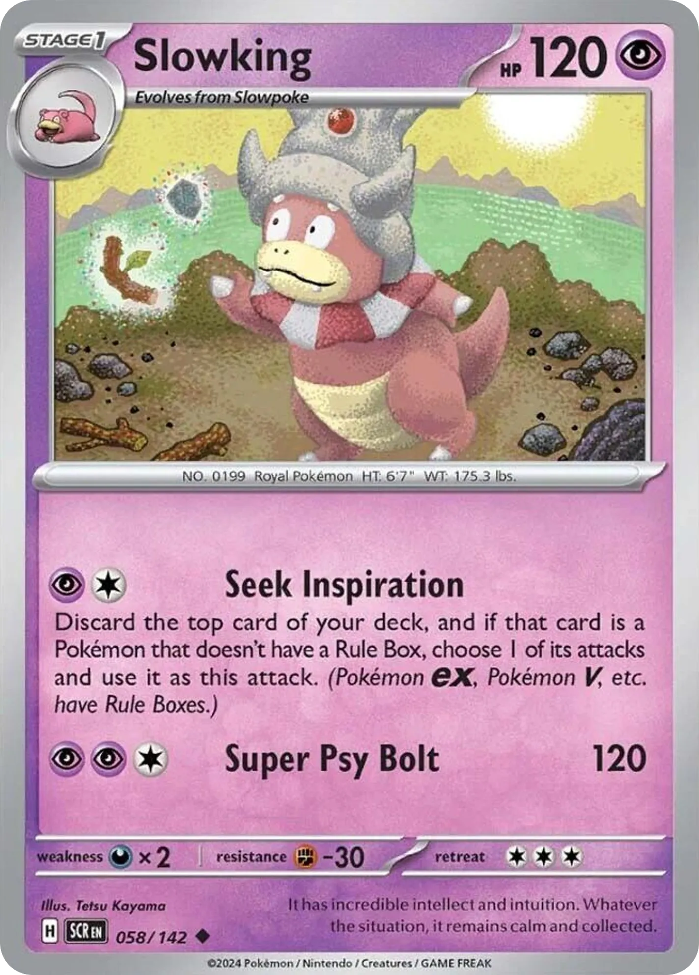 Slowking — SV07: Stellar Crown — Pokémon