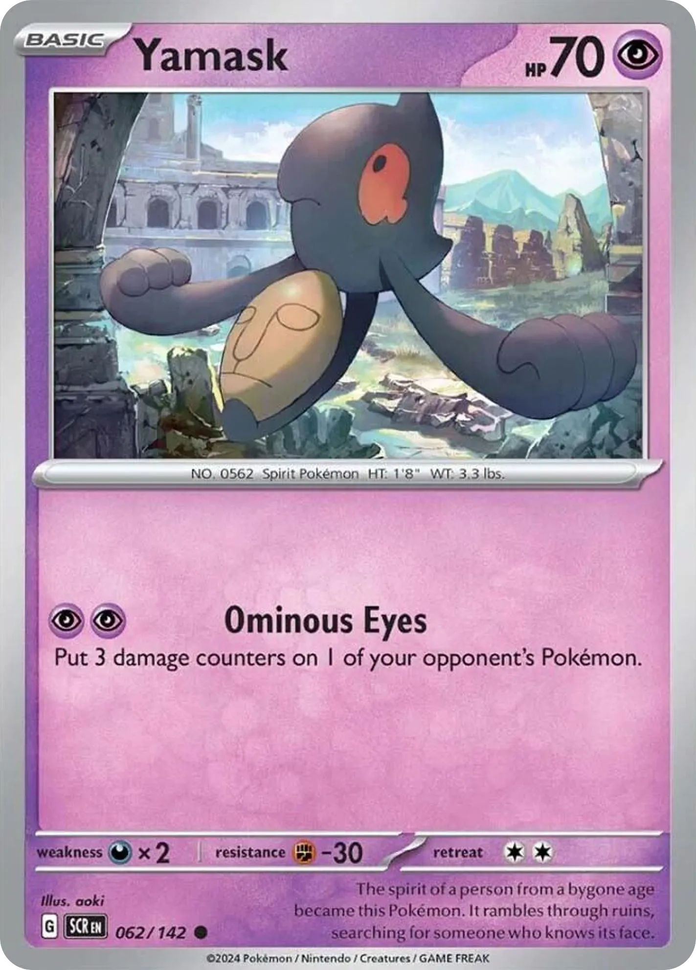 Yamask — SV07: Stellar Crown — Pokemon
