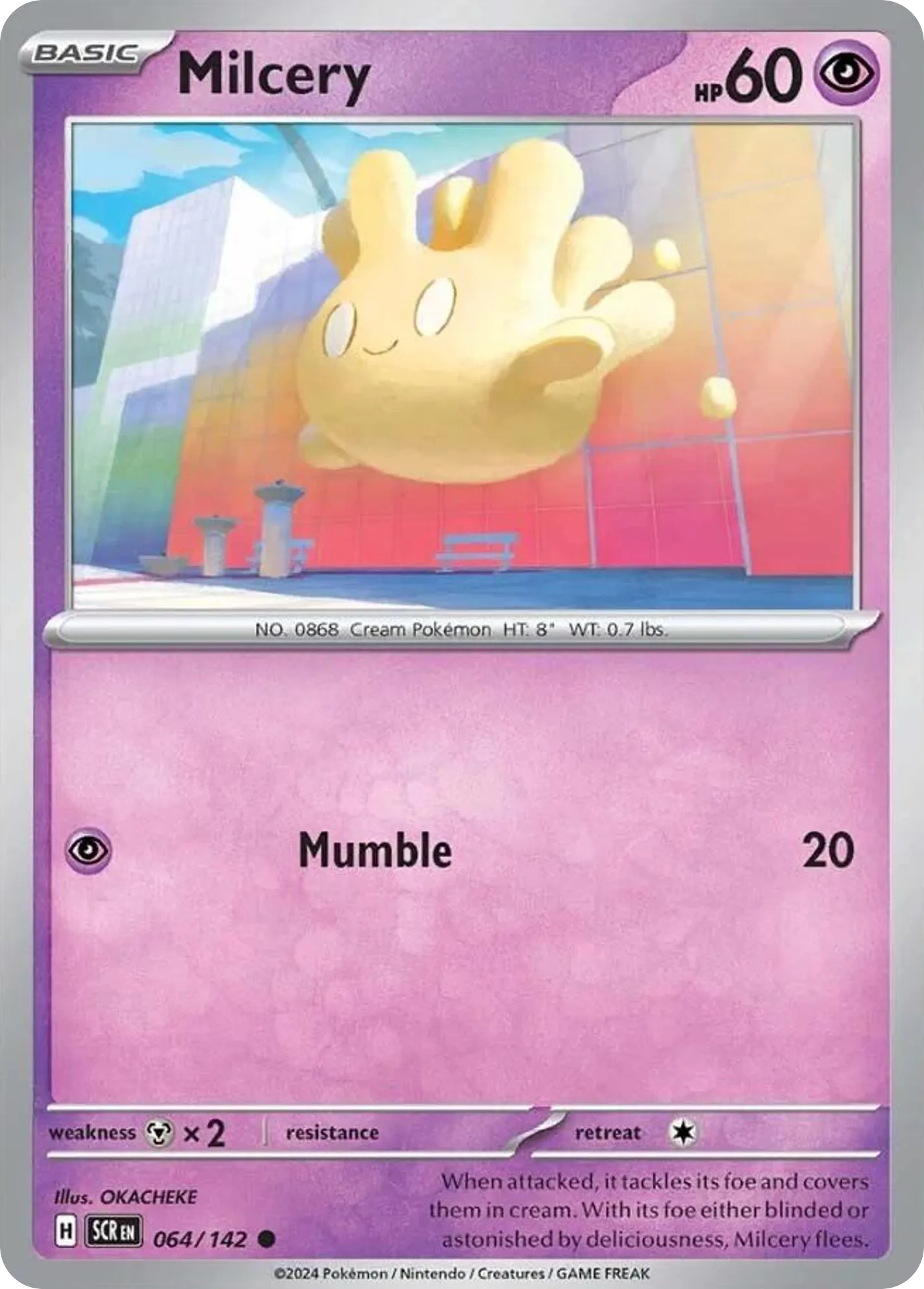 Milcery — SV07: Stellar Crown — Pokémon