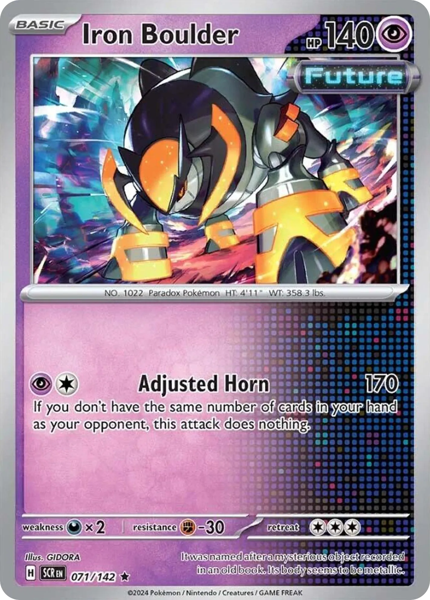 Iron Boulder — SV07: Stellar Crown — Pokémon