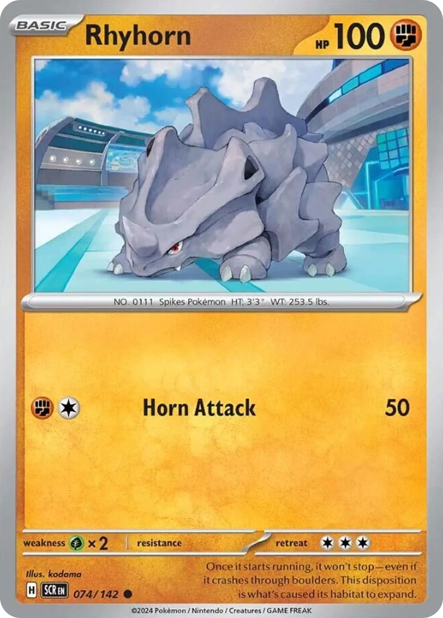 Rhinocorne — SV07: Stellar Crown — Pokémon