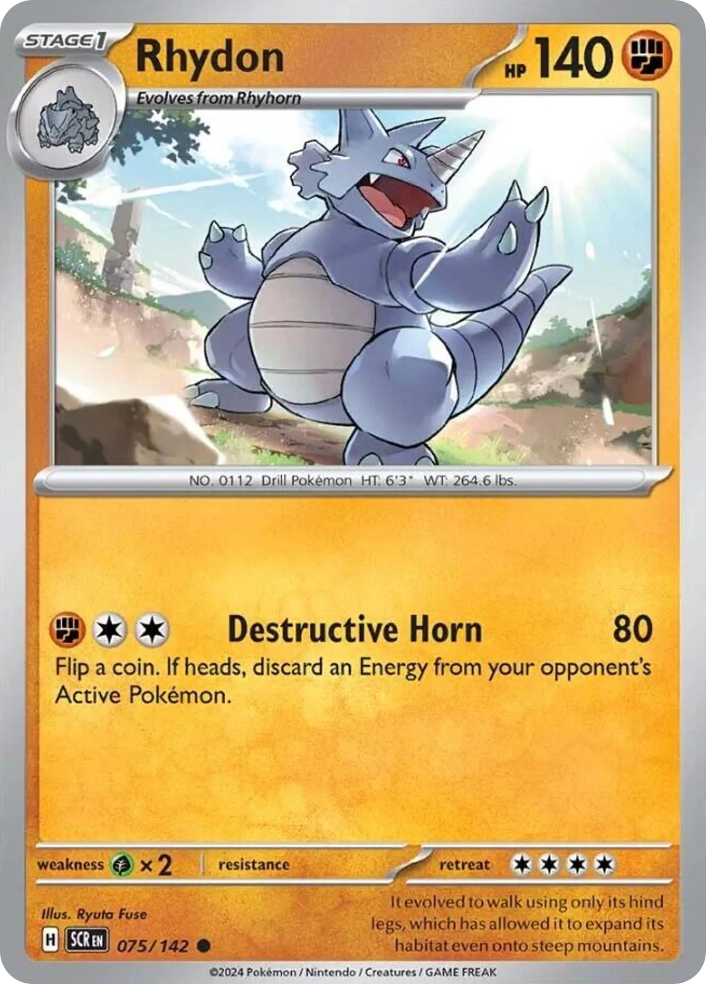 Rhydon — SV07: Stellar Crown — Pokémon