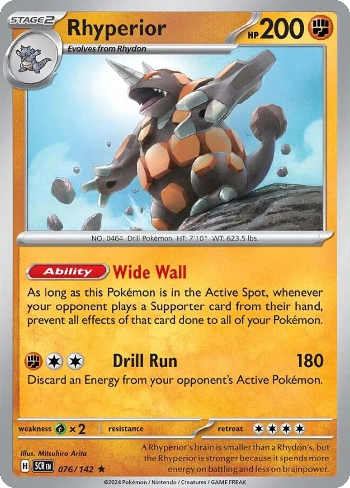 Rhyperior — SV07: Stellar Crown — Pokémon