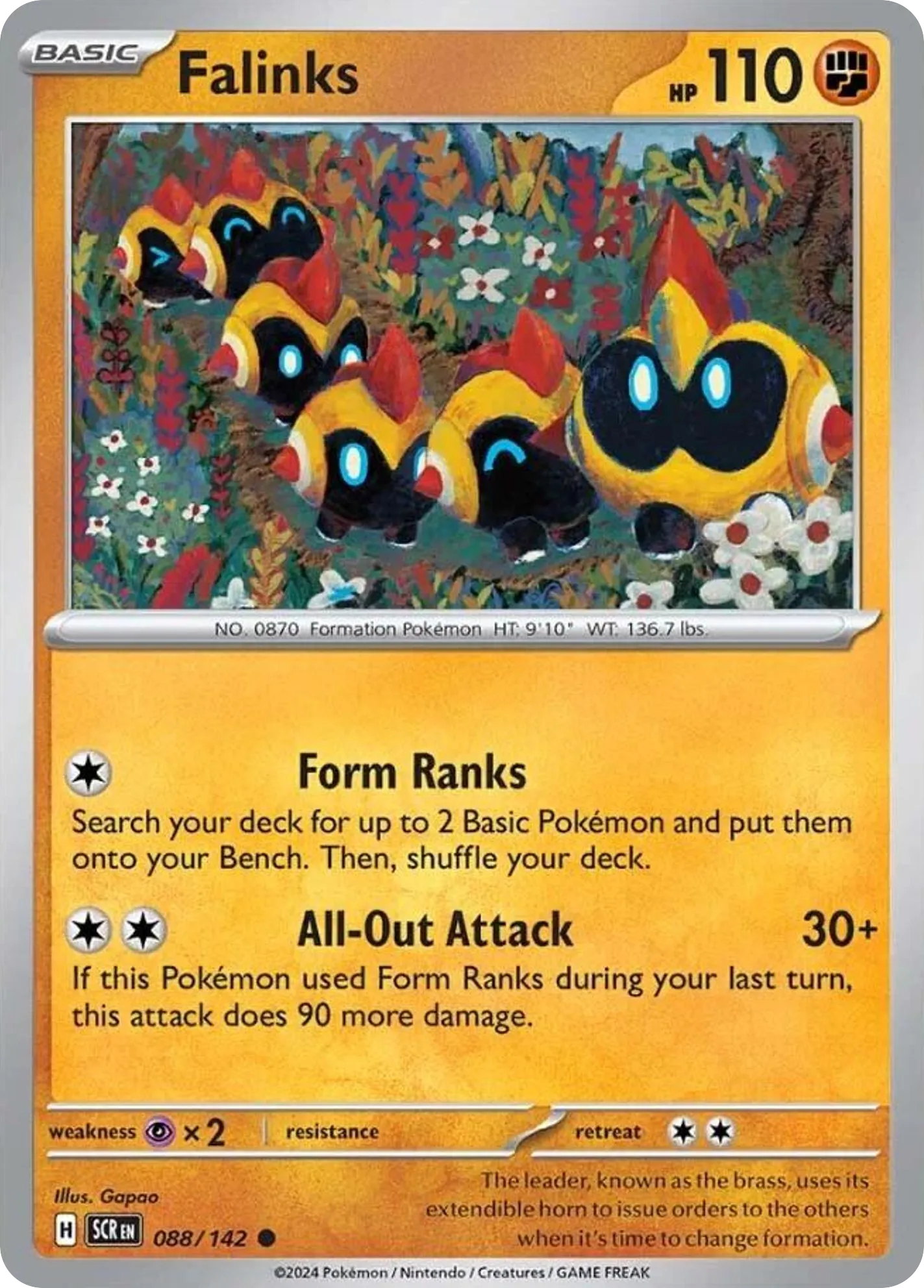Falinks — SV07: Stellar Crown — Pokémon
