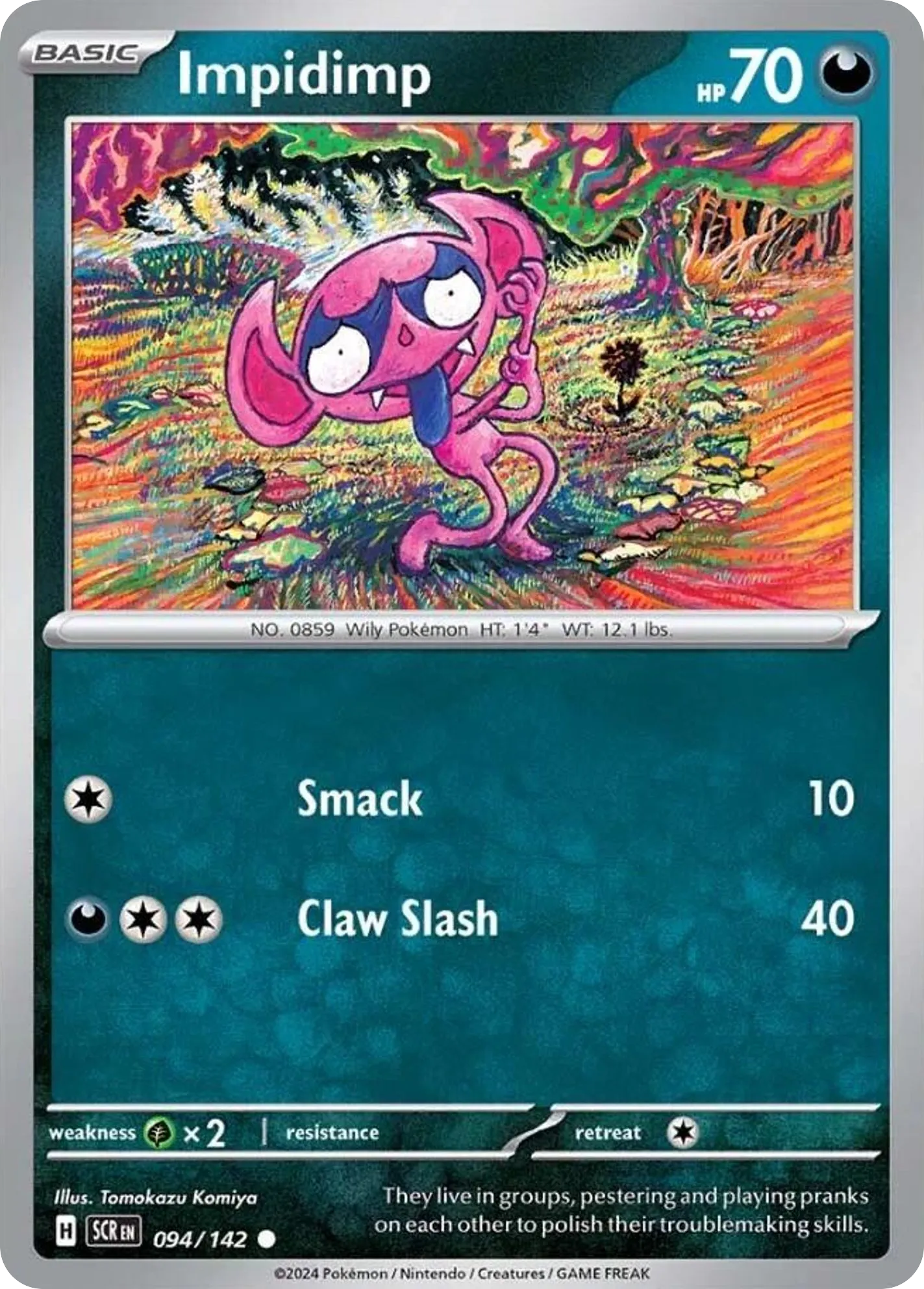 Grimalin — SV07: Stellar Crown — Pokémon