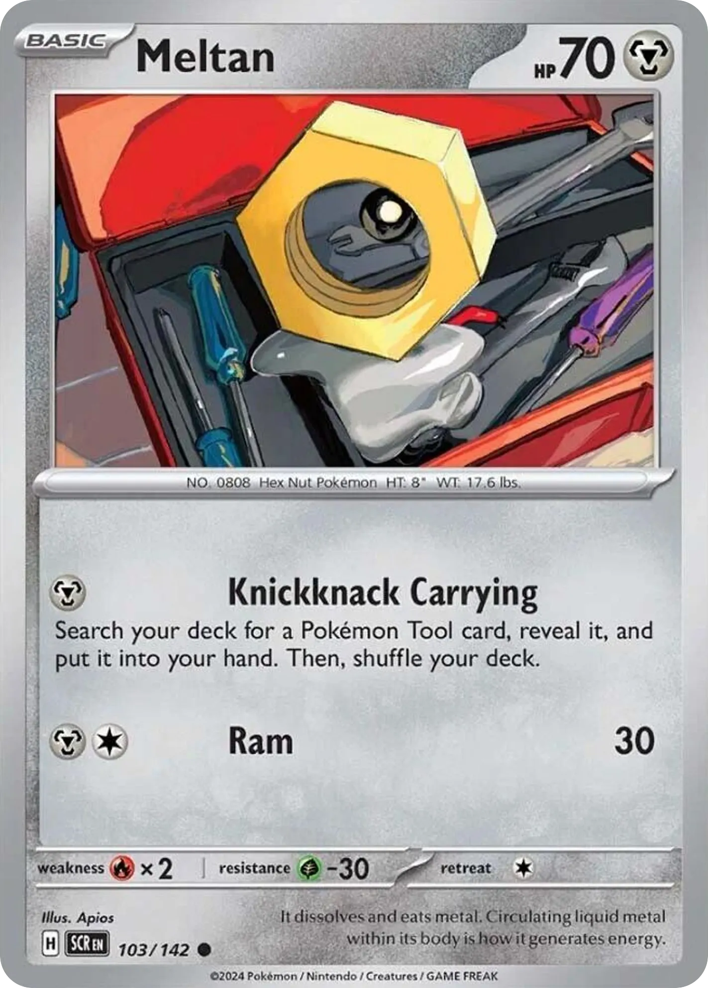 Meltan — SV07: Stellar Crown — Pokémon