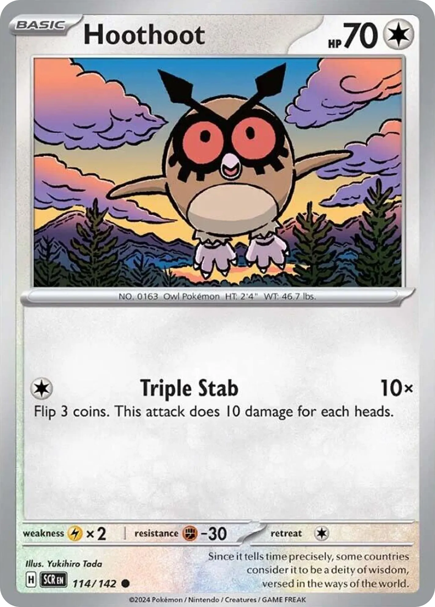 Hoothoot — SV07: Stellar Crown — Pokémon