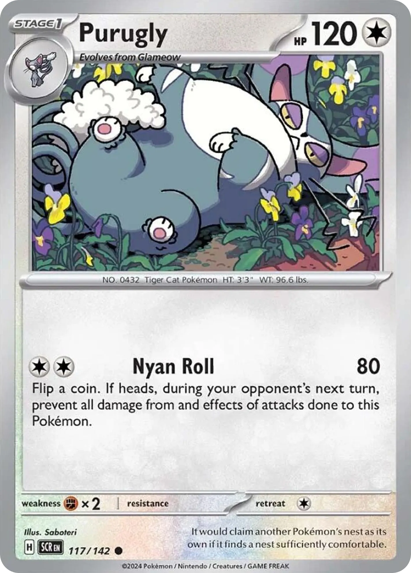 Purugly — SV07: Stellar Crown — Pokémon
