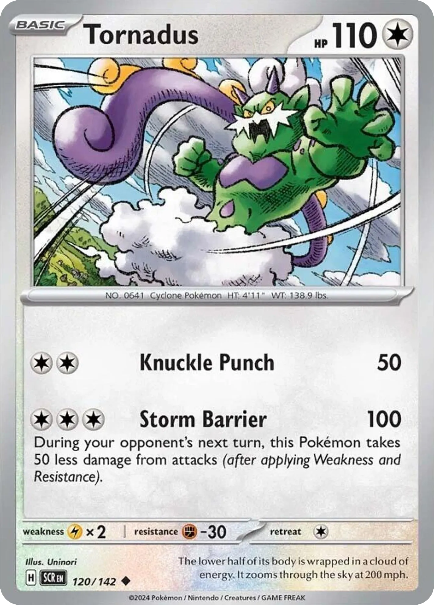 Tornadus — SV07: Stellar Crown — Pokémon