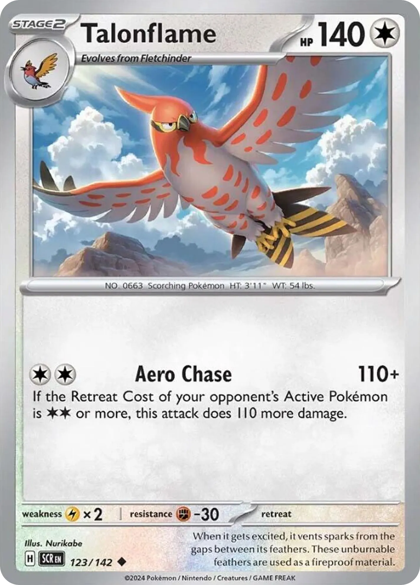 Talonflame — SV07: Stellar Crown — Pokémon