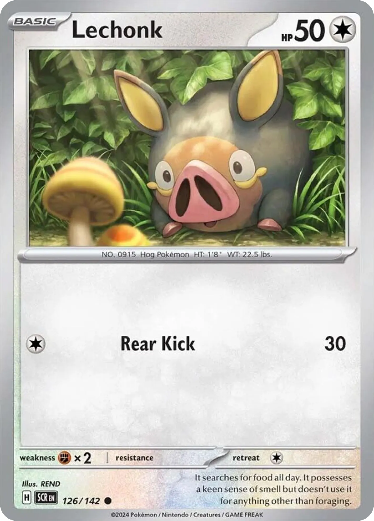 Lechonk — SV07: Stellar Crown — Pokemon