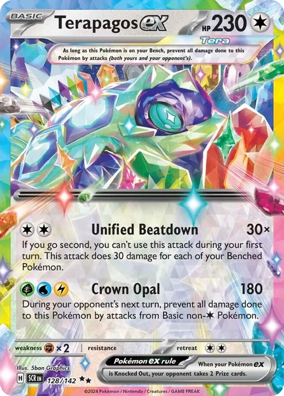 Terapagos ex from SV07: Stellar Crown - Pokemon