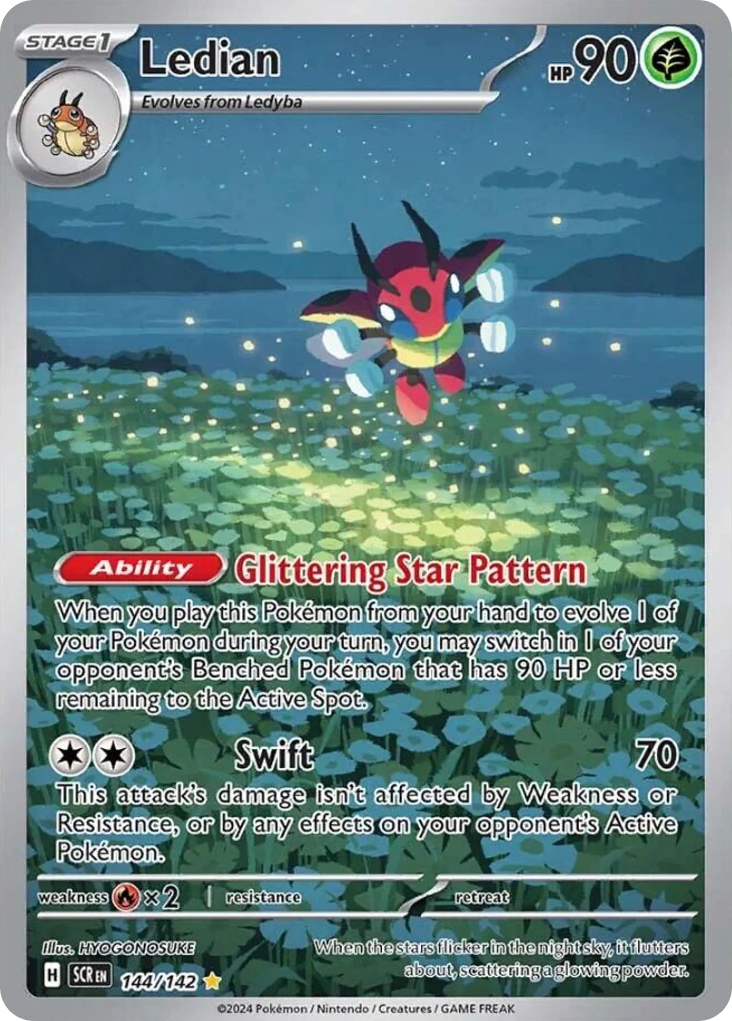 Ledian — SV07: Stellar Crown — Pokémon