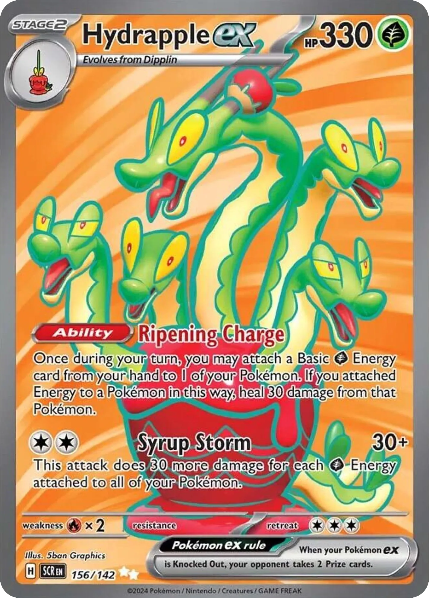 Hydrapple ex — SV07: Stellar Crown — Pokémon