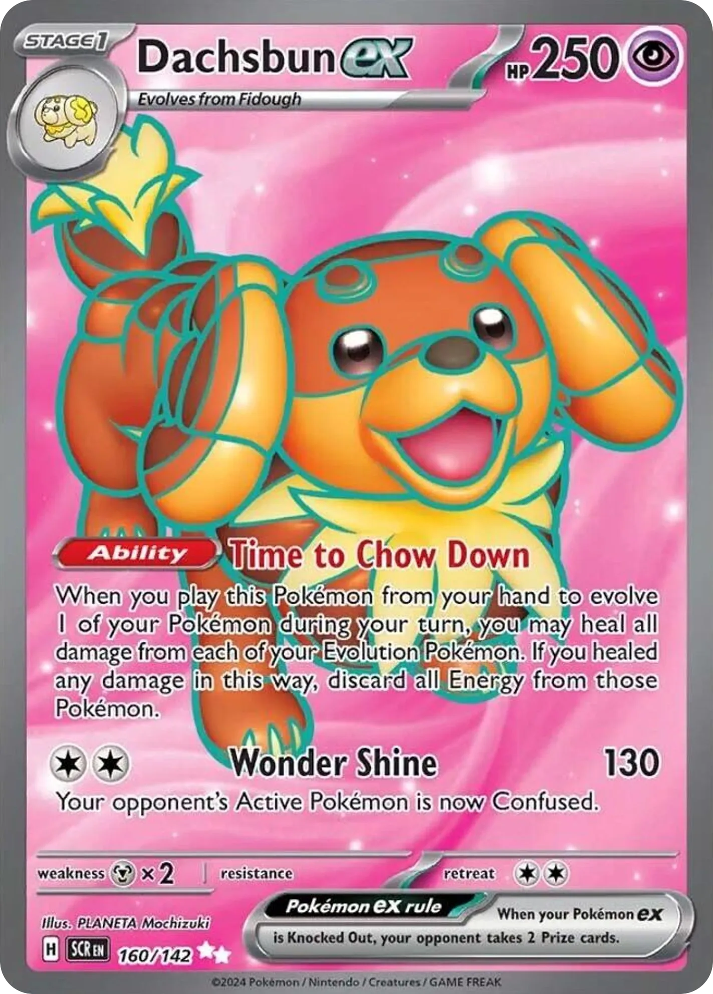 Dachsbun ex — SV07: Stellar Crown — Pokémon