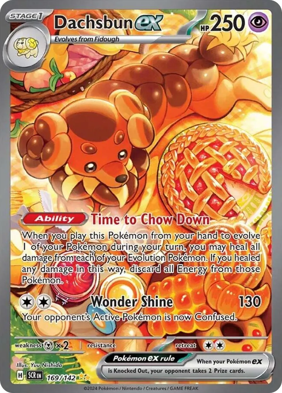Dachsbun ex from SV07: Stellar Crown - Pokemon