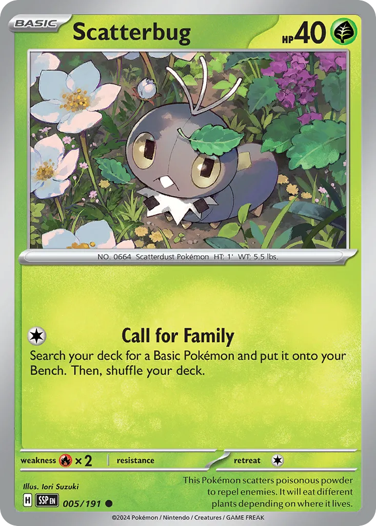 Scatterbug — SV08: Surging Sparks — Pokémon
