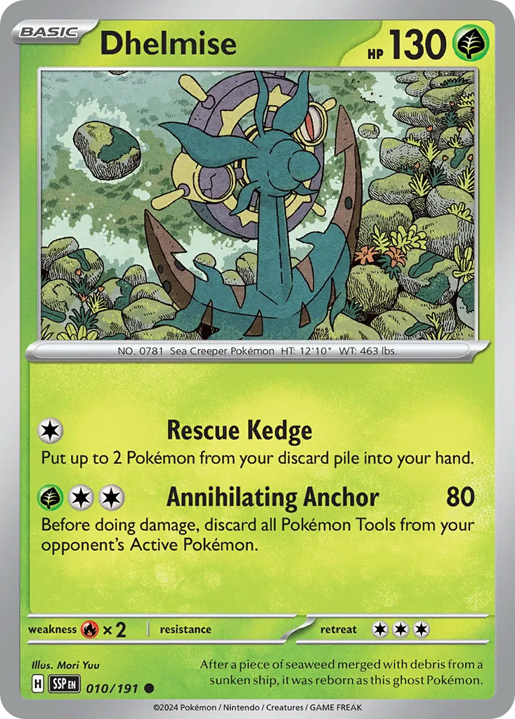 Dhelmise — SV08: Surging Sparks — Pokémon
