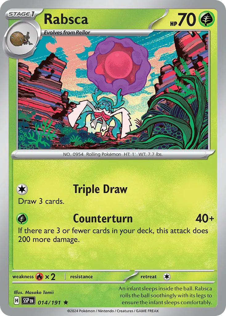 Rabsca — SV08: Surging Sparks — Pokémon