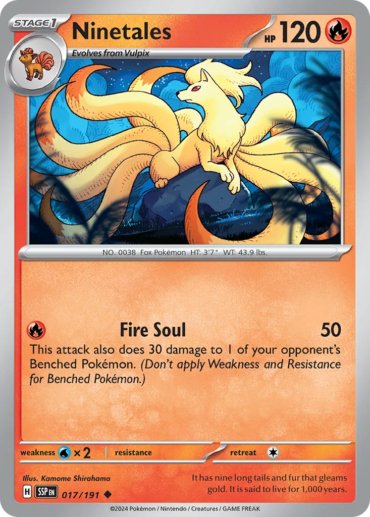 Ninetales — SV08: Surging Sparks — Pokémon